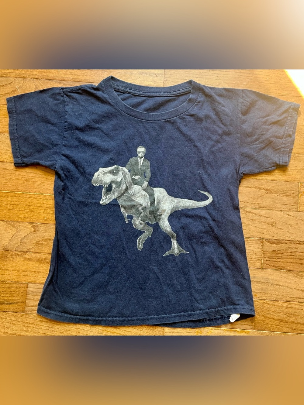 Kid’s Lincoln Riding Dinosaur Tee